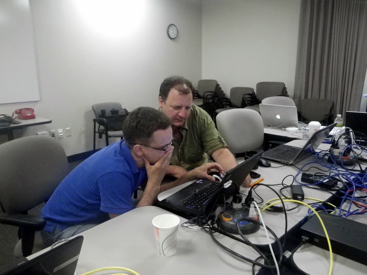 Marco and Steve hacking on CTK DICOM