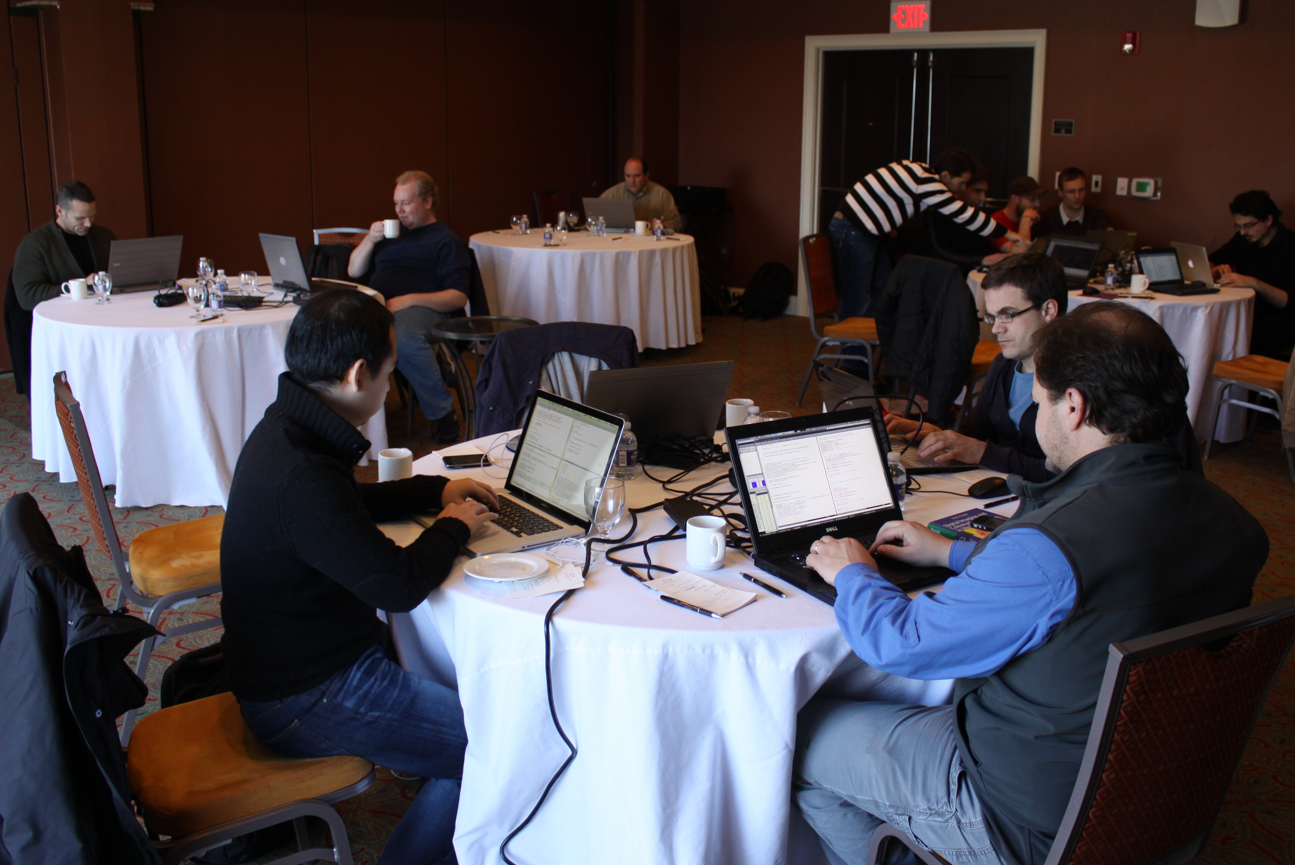 Hard coders in action!